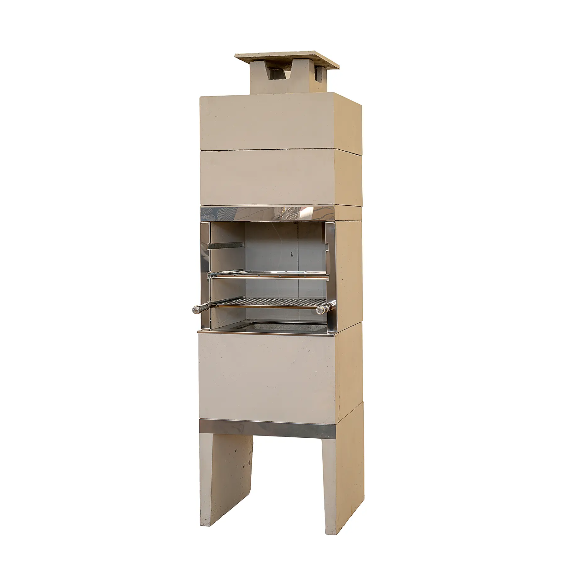 Churrasqueira Pré Moldada Lisa Predial Concreto Natural 65cm Primus
