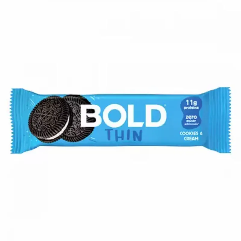 Barra de Proteína Bold Thin Cookies & Cream 40g