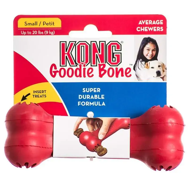 Kong Red Goodie Bone Dog Toy Size Medium