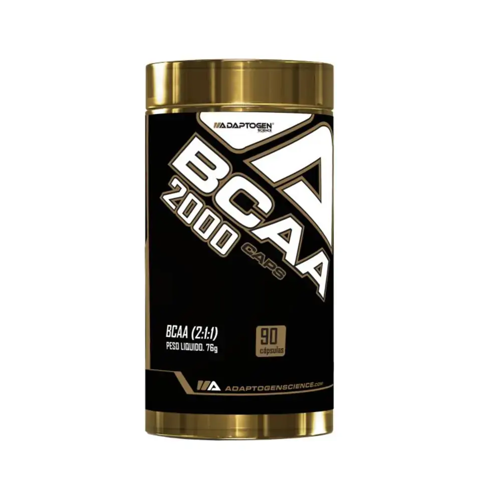Bcaa 2000 Caps Com 90 Capsulas 76g Adaptogen