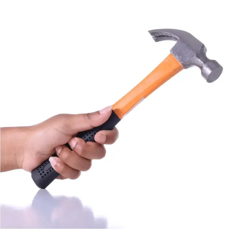 Martelo Metal Com Cabo De Borracha 28cm Resistente