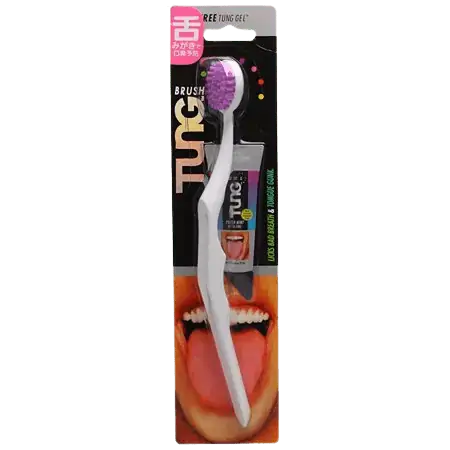 Escova Para Língua Rosa Tung Brush
