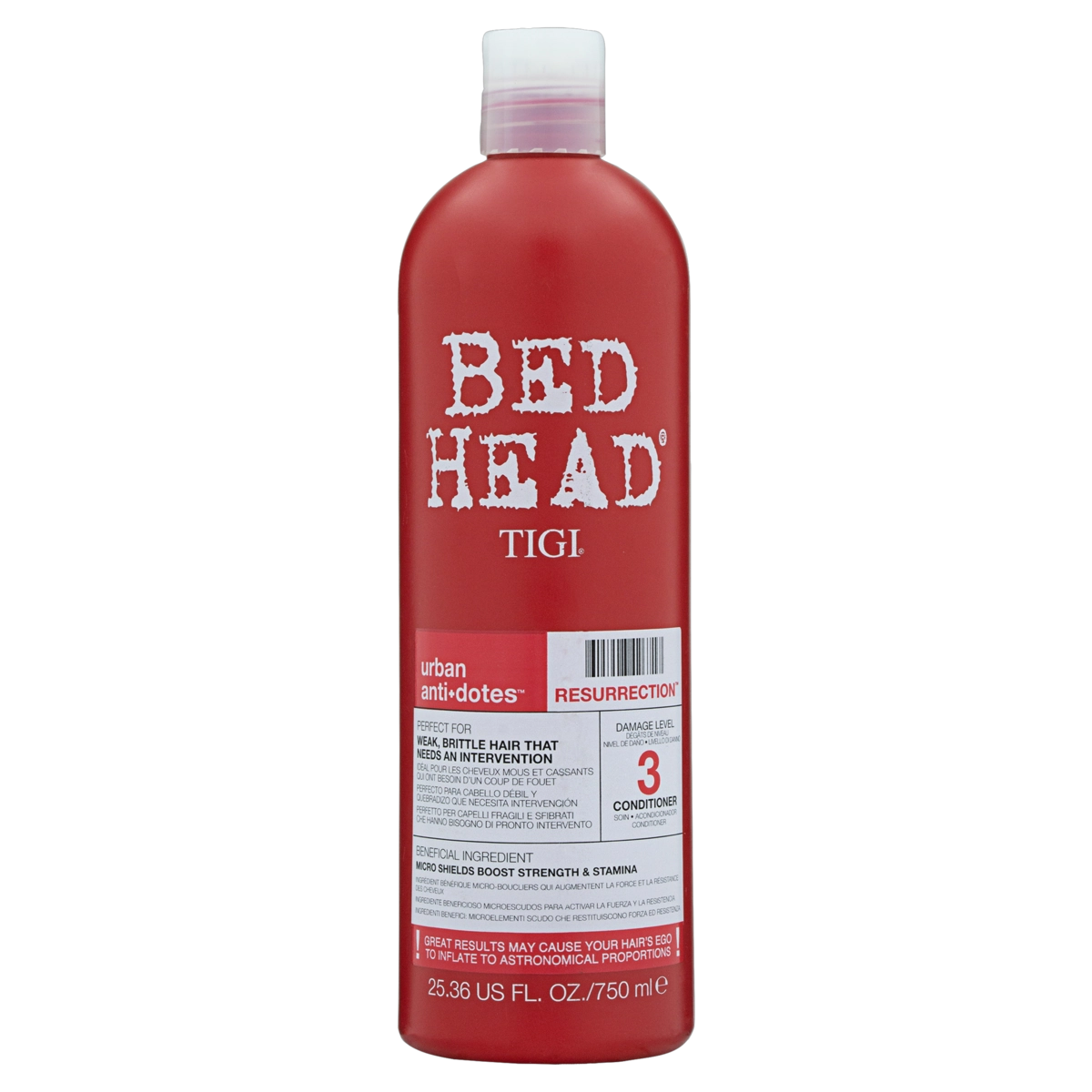 Condicionador Bed Head Tigi Urban Anti Dotes Resurrection Frasco 750ml