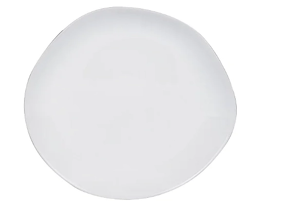 Prato Jantar Porcelana Noah Branco 27cm St61597 Ndi