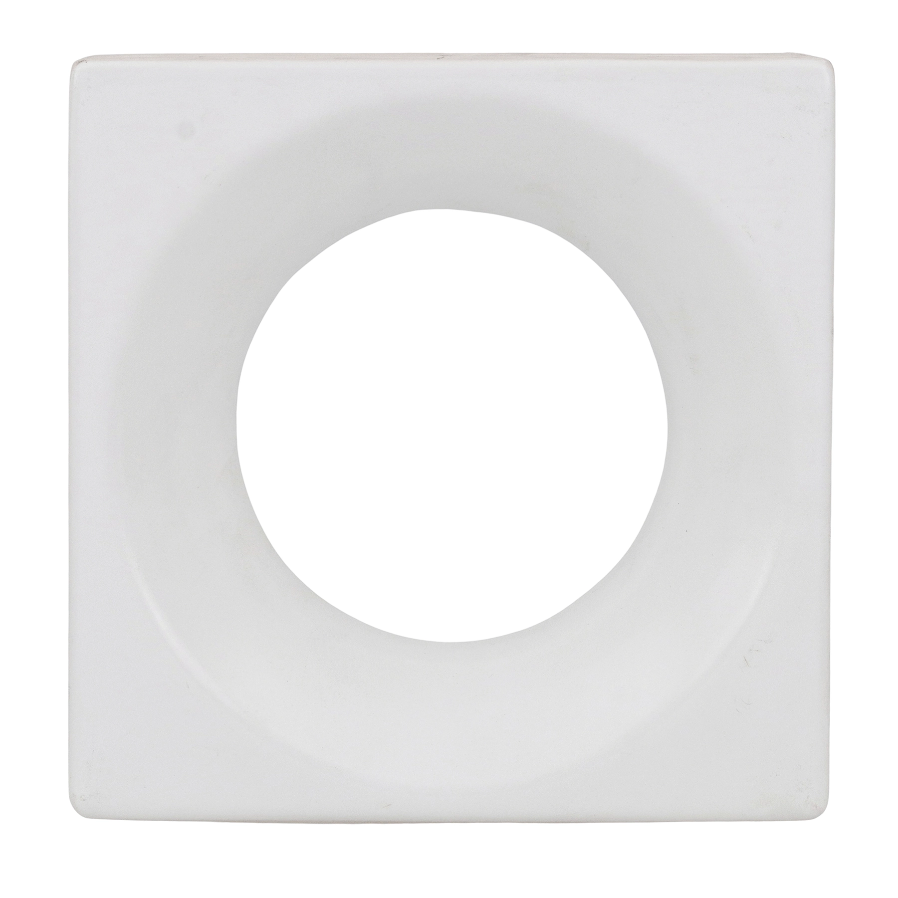 Cobogó Cerâmico Esmaltado Acetinado 19x19cm Branco Solar Essenza