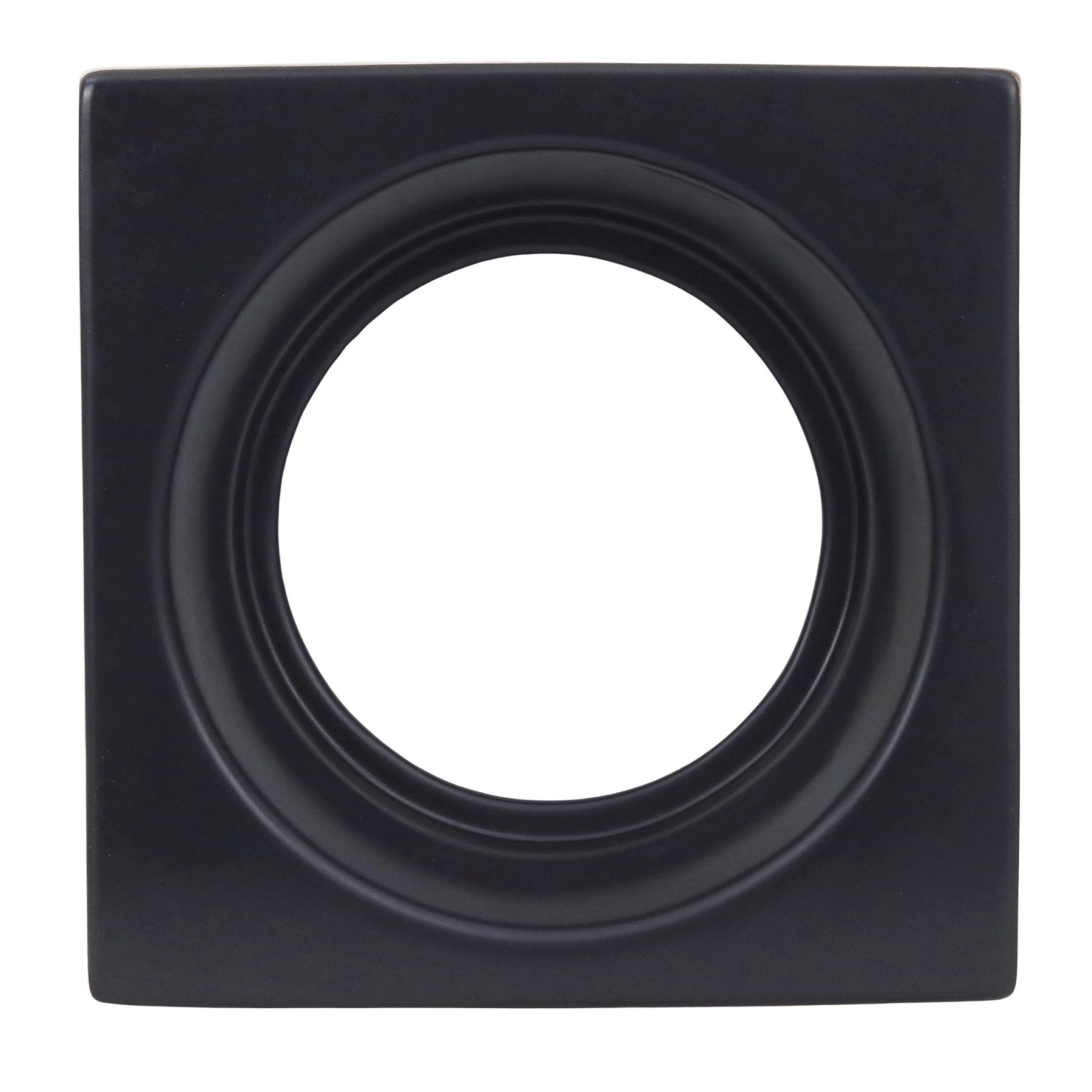 Cobogó Cerâmico Esmaltado Acetinado 19x19cm Preto Solar Essenza