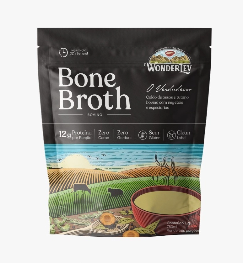 Caldo De Osso Bovino Wonderlev 750 Ml