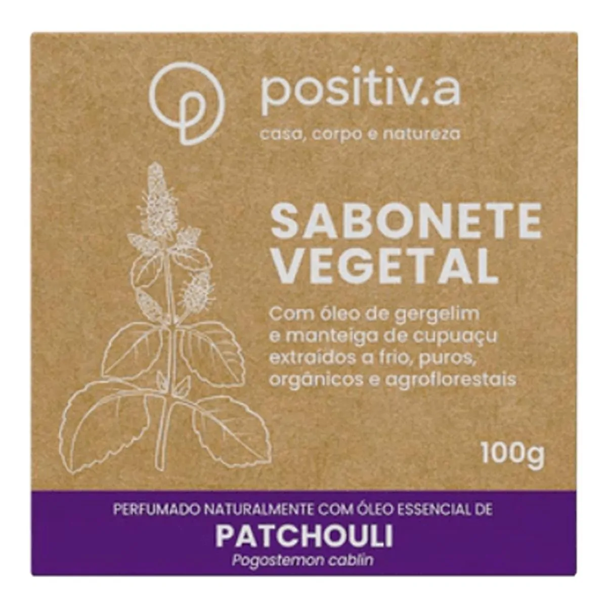 Sabonete Vegetal Positiva Patchouli 100g