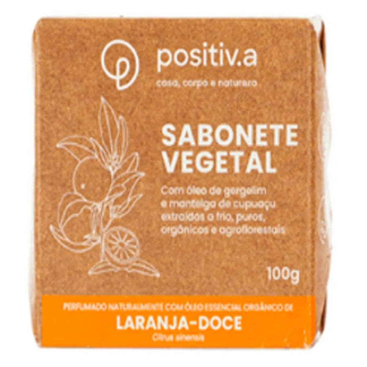 Sabonete Vegetal Positiva Laranja Doce 100g
