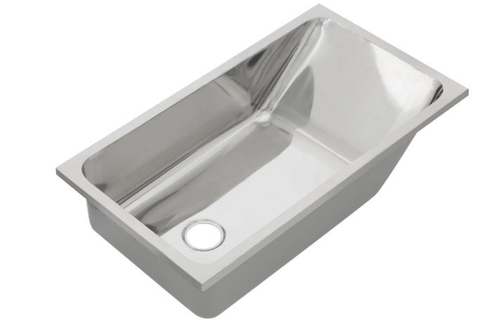 Banheira Inox Para Berçário 75x40x20cm - Construinox