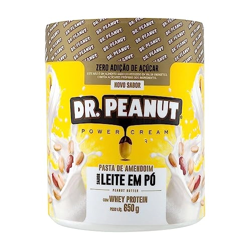 Pasta De Amendoim Leite Em Po C Whey 650
