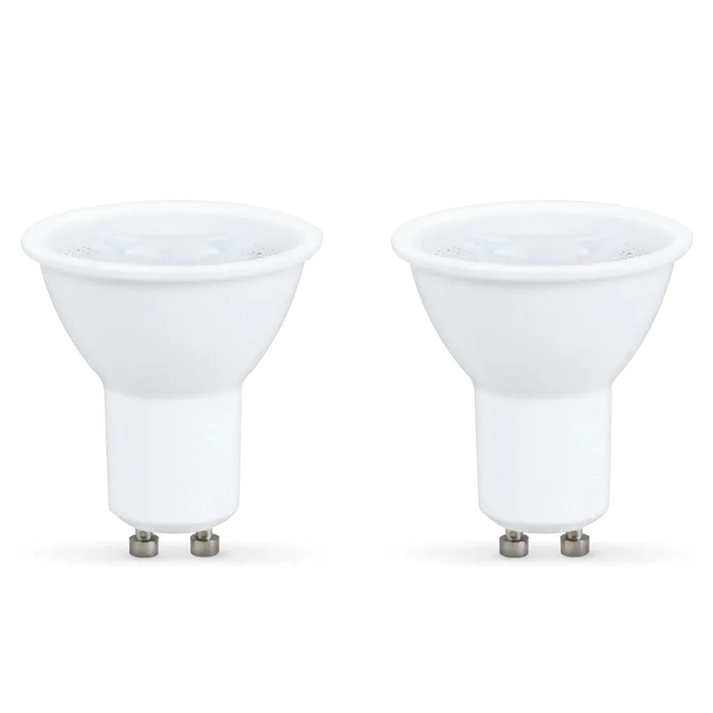 Kit 2 Lâmpada Led Dicróica Gu10 4.8w 350lm Bivolt Luz Branca