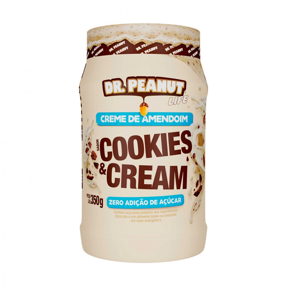 Creme De Amendoim Sabor Cookies Cream Dr. Peanut 350g