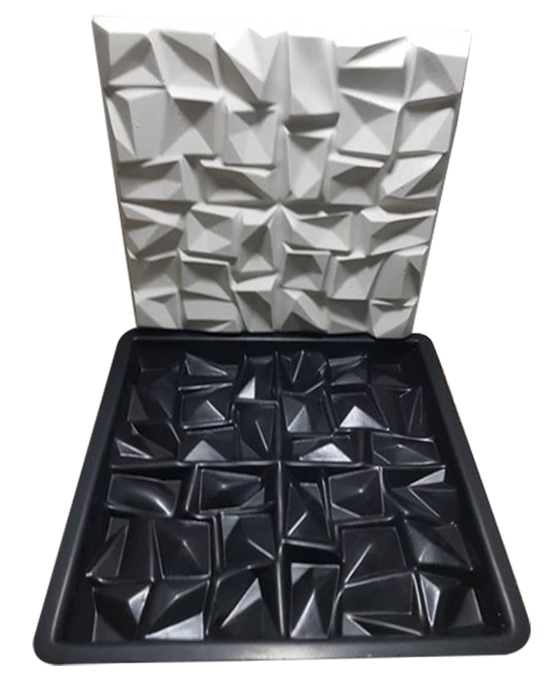 Forma 3d Gesso E Cimento Abs - Abstrato