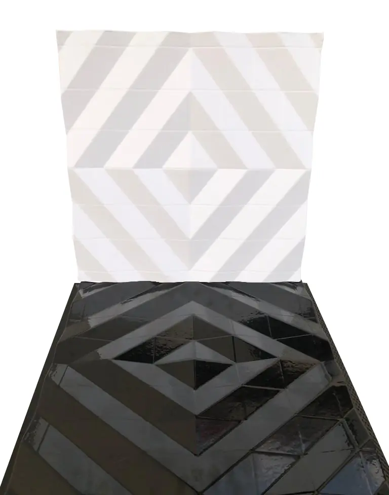 Forma 3d Gesso E Cimento Abs - Chanfrado