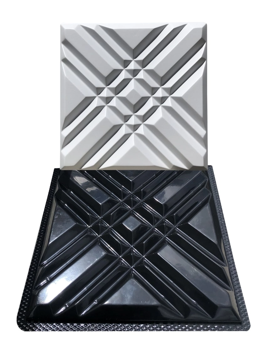 Forma 3d Gesso E Cimento Abs - Xis