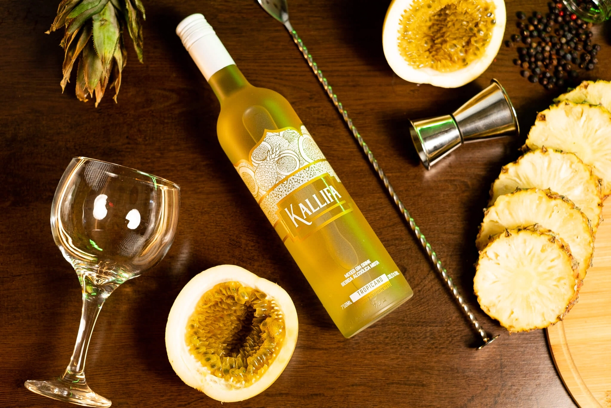 Gin 750ml Kallifa Maracuja