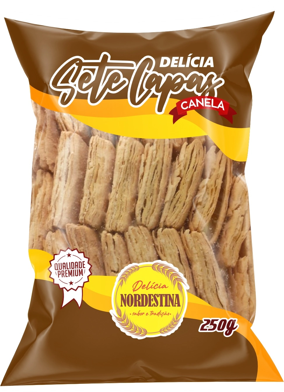 Bisc 7 Capas Canela 250g