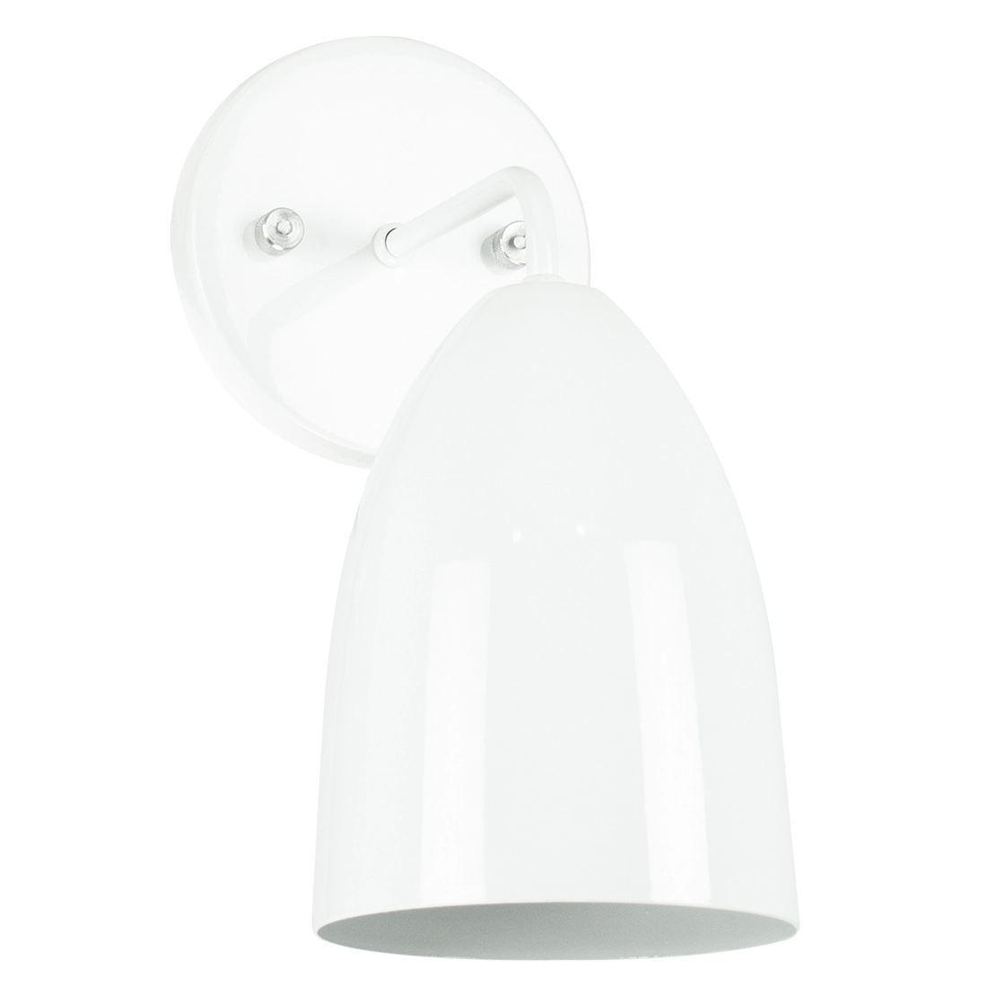 Arandela Aluminio Cone Sadan Branco 23x25cm