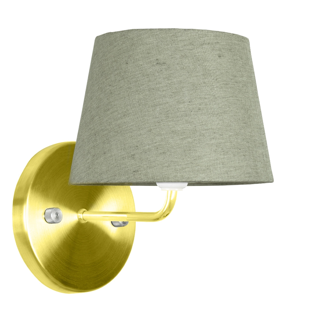 Arandela Dourado De Cupula Tradicional Cinza Escuro