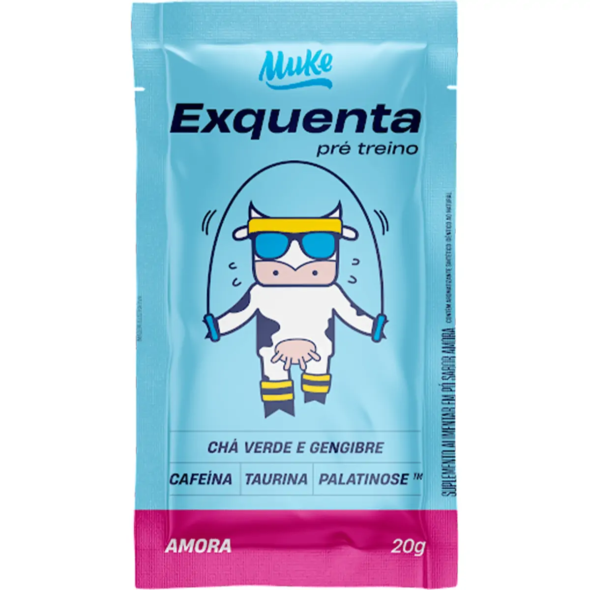 Pré-treino Mais Mu Exquenta Amora e Melancia Performance 20g