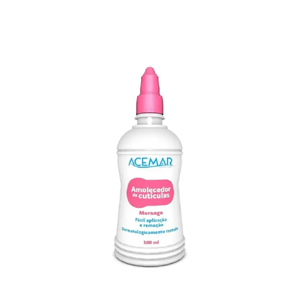 Amolecedor De Cutículas Acemar Morango 100ml