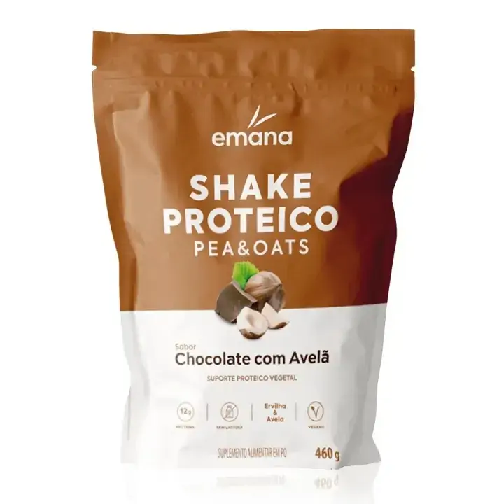 Shake Proteico Choc C/avela Emana 460g