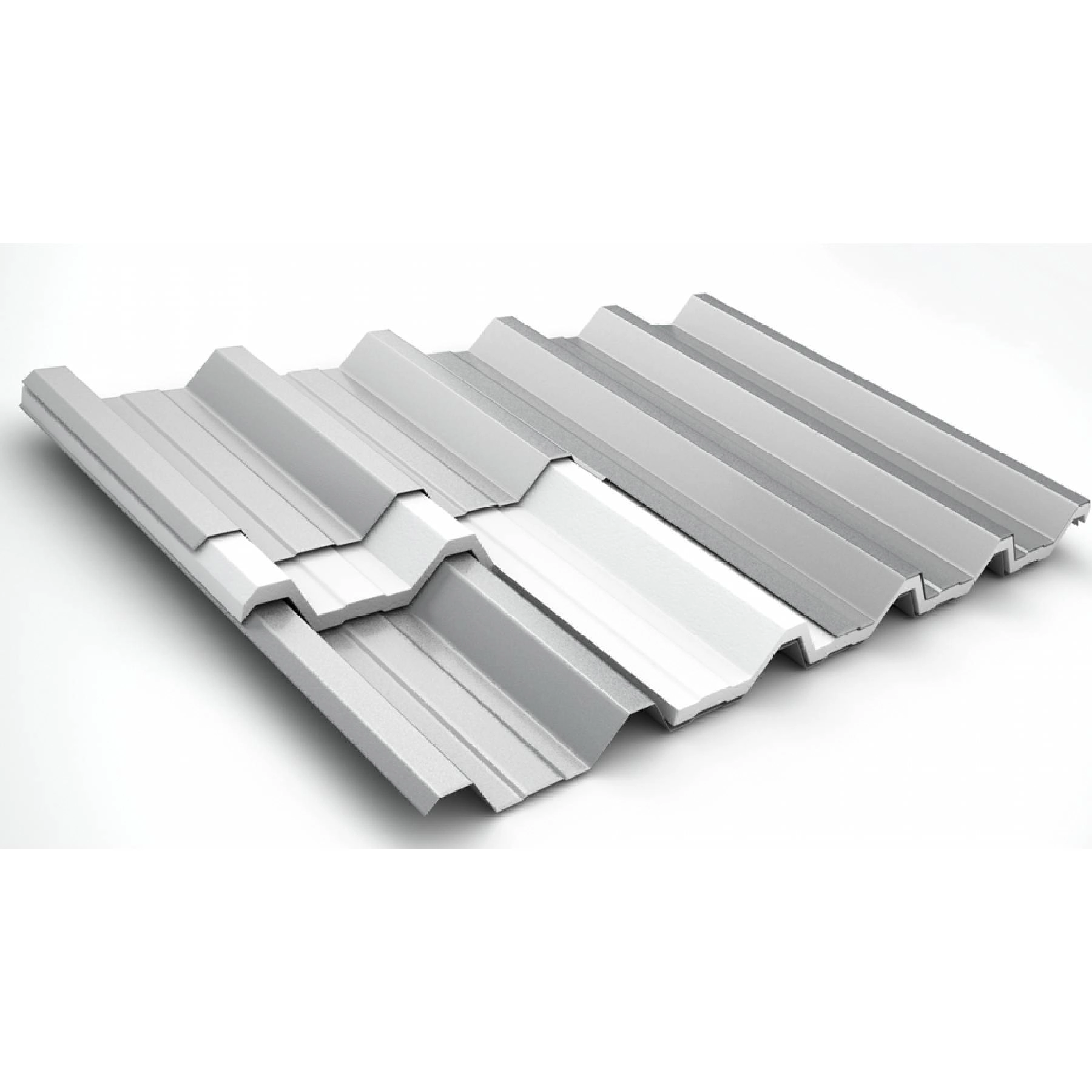 Telha Metal Galvanizada Termoacústica 1,00X1,03m