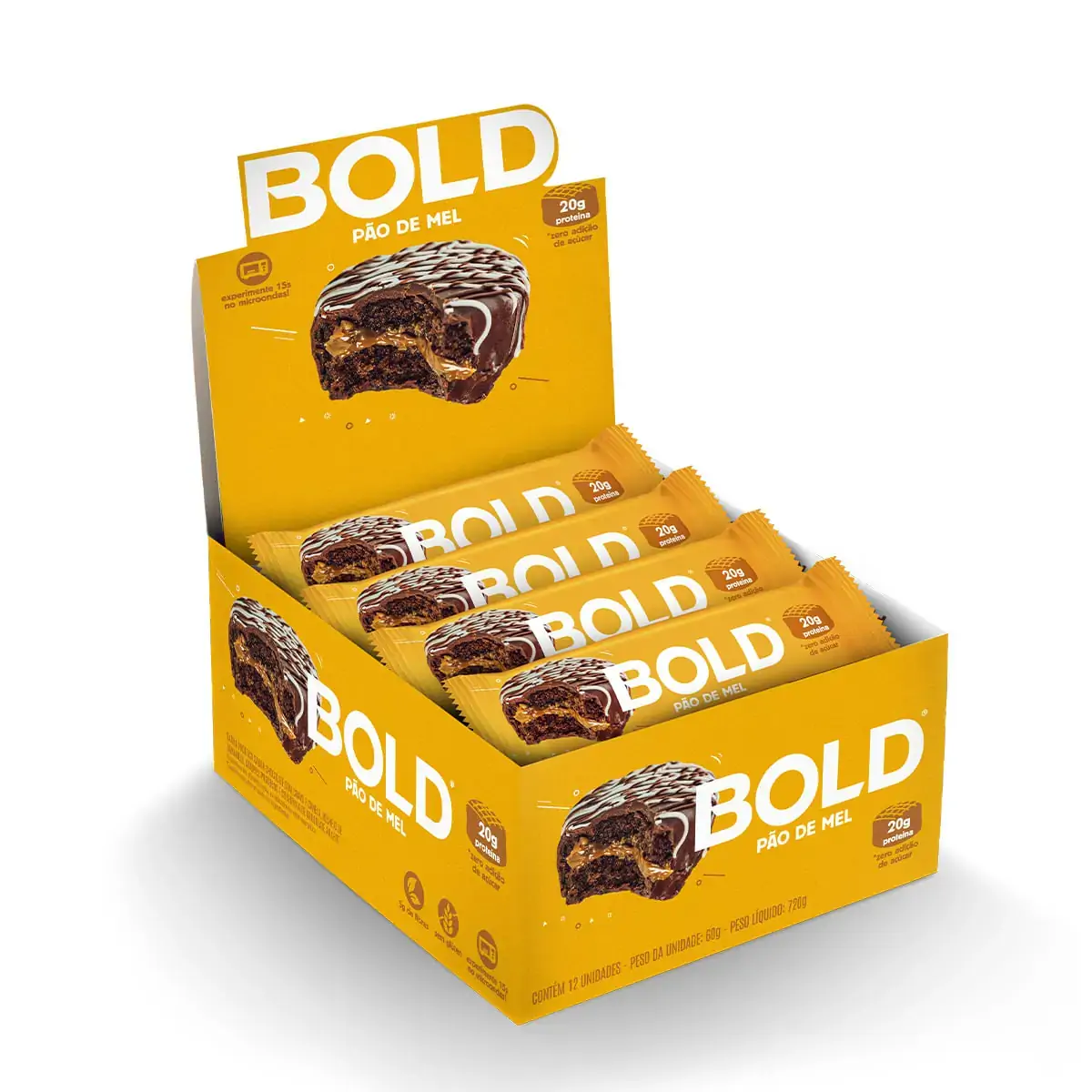 Bold Pao De Mel Caixa 12 Unid.