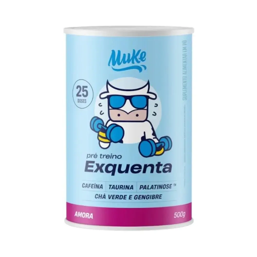 1 Unid. Pre Treino Amora Exquenta Muke 500g Mu