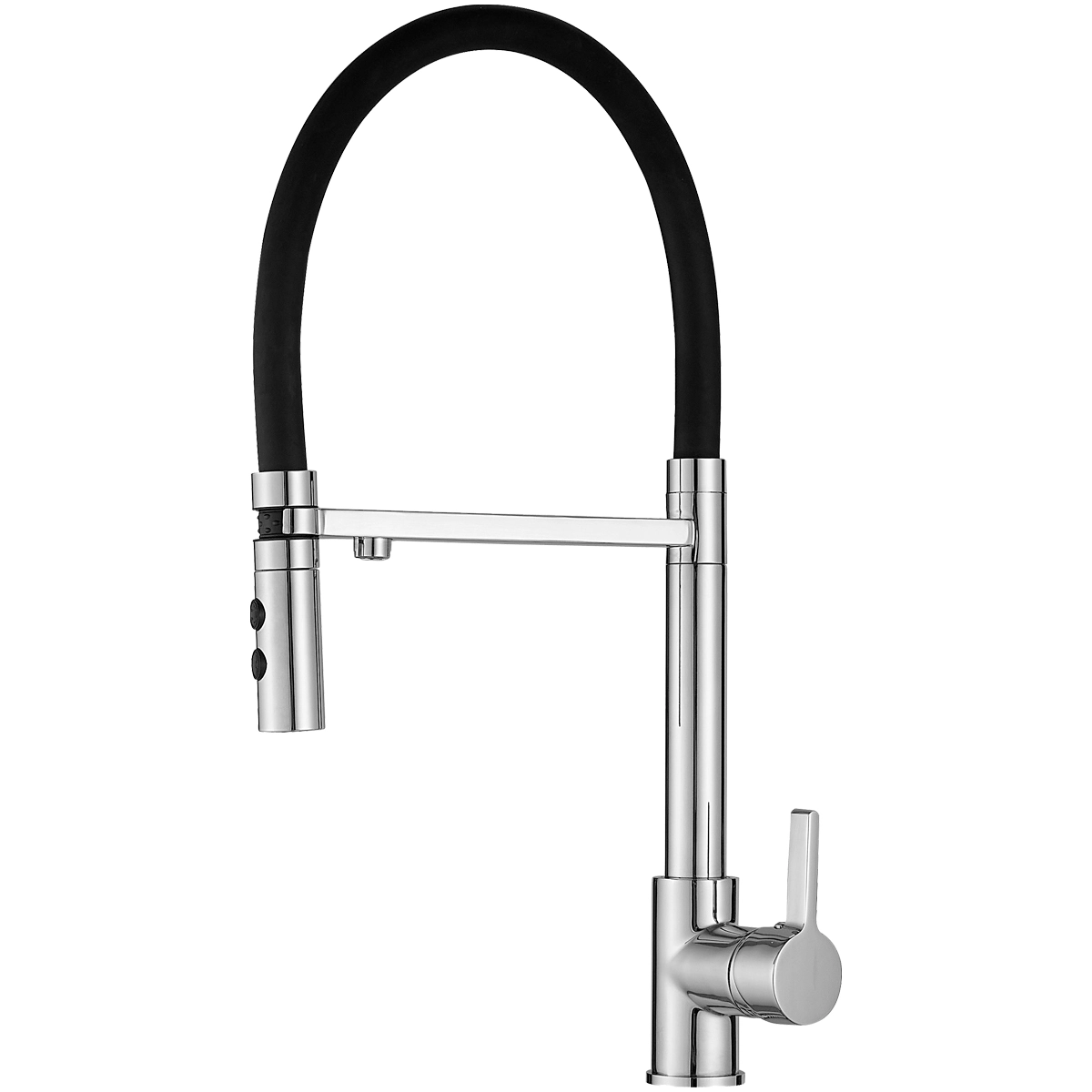 Torneira de Cozinha Monocomando Flexível com Saída de Água Filtrada (Bella - Cromo)