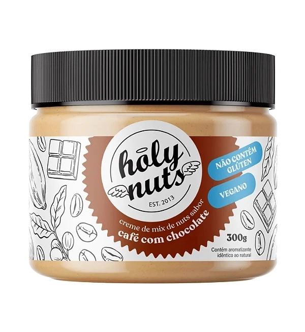 Creme Veg C/cafe Choc Holy Nuts 300g