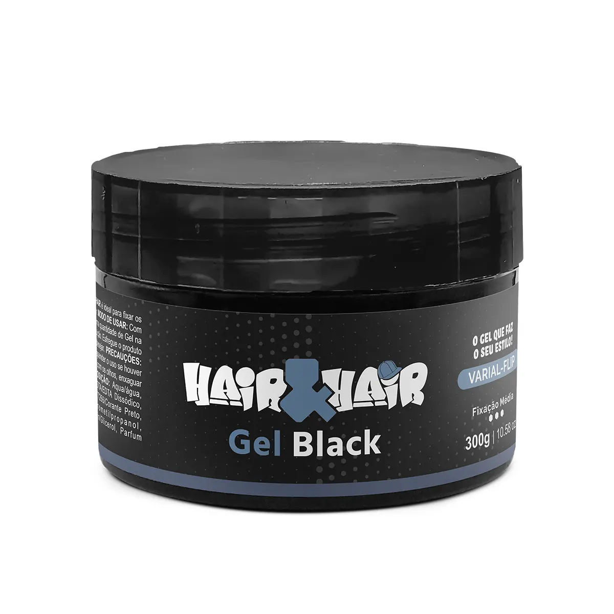 Gel Hair Hair Infinity Black 300g,
