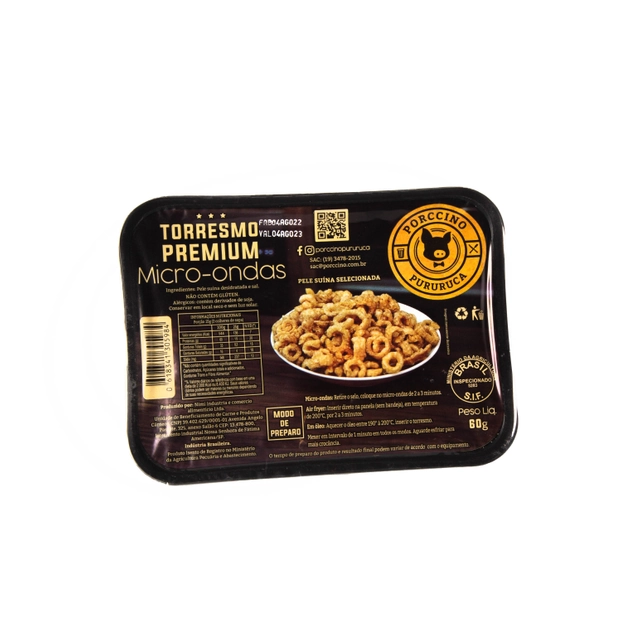Bandeja Torresmo Micro Ondas Porccino 60g