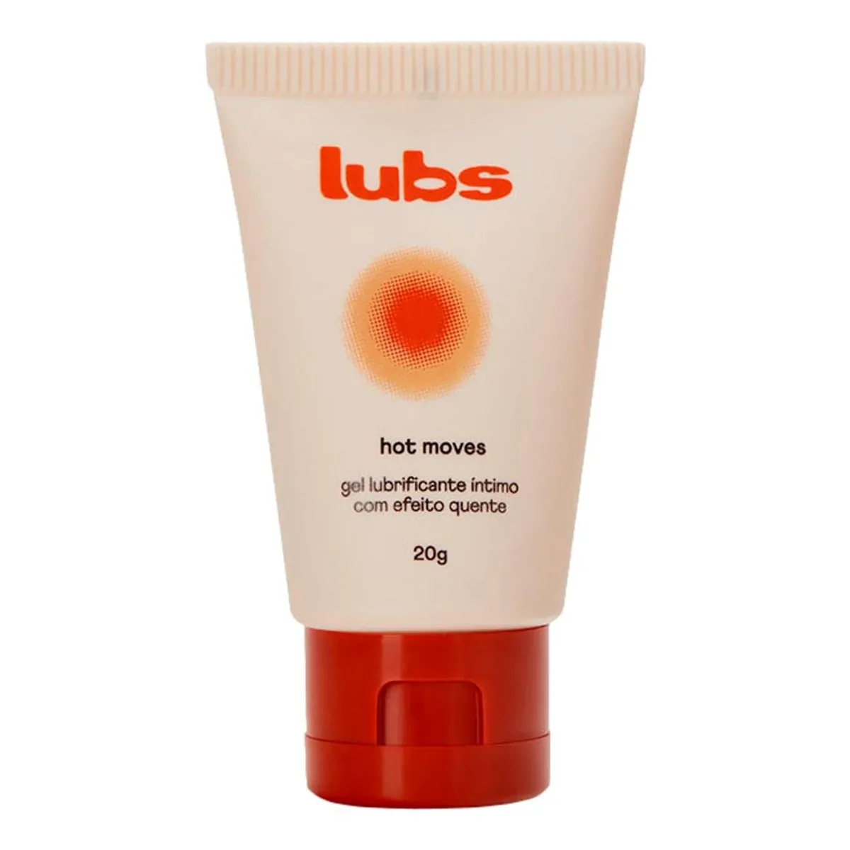 Lubrificante íntimo Gel Hot Moves Lubs Bisnaga 20g