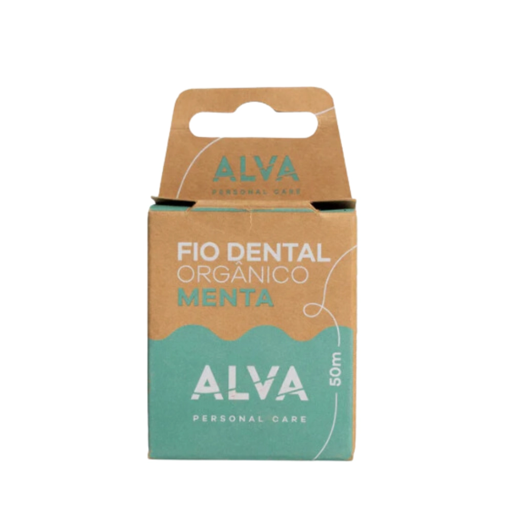 Fio Dental Orgânico Menta Alva Personal Care 50m