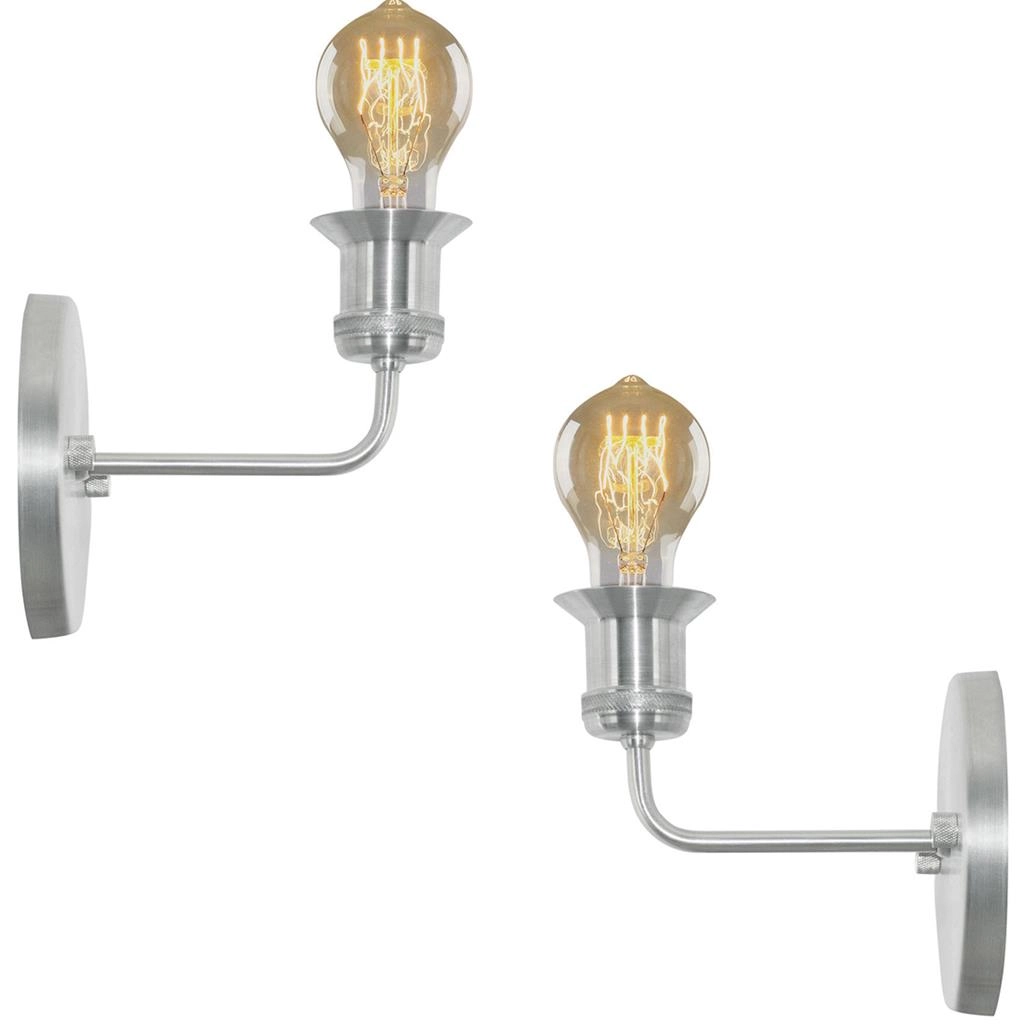 Kit 2 Arandelas Tubo Cilindro Gourmet Nordic Escovado
