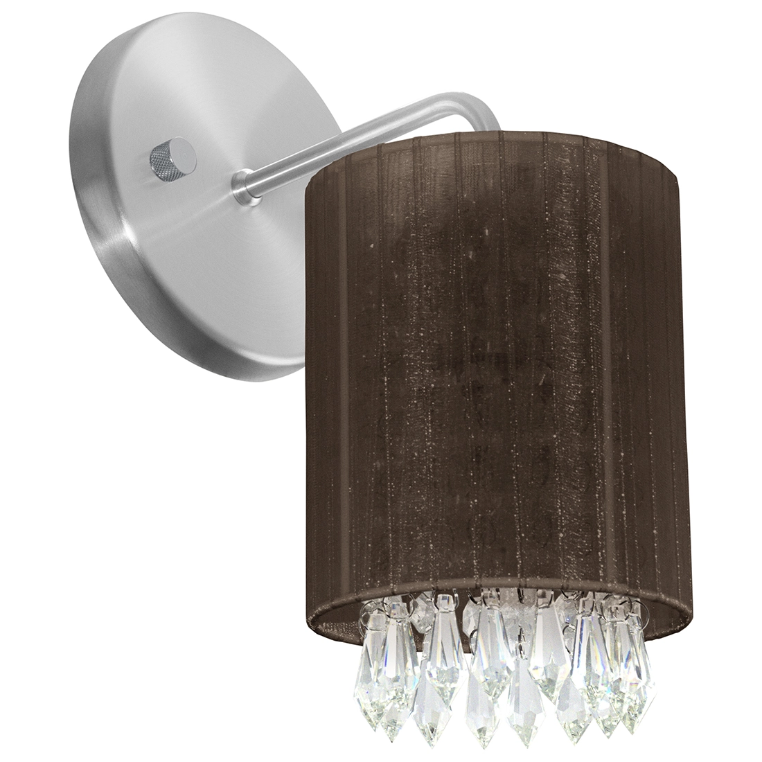 Arandelas Redonda Cganza Super Elegante Marrom