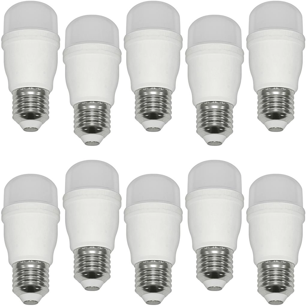 Kit 10 Lâmpadas Led Compacta E27 4,8w 3000k Bivolt