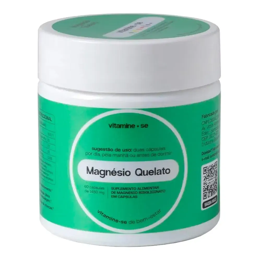 Magnésio Quelato Vitamine Se Pote 60 Cápsulas