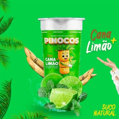 Caldo De Cana Pinocos Pet 300ml Limao