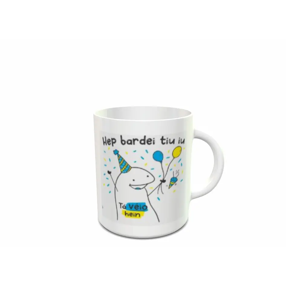 Caneca Porcelana Linha Palavra Color Spot Rt 47 Noalice
