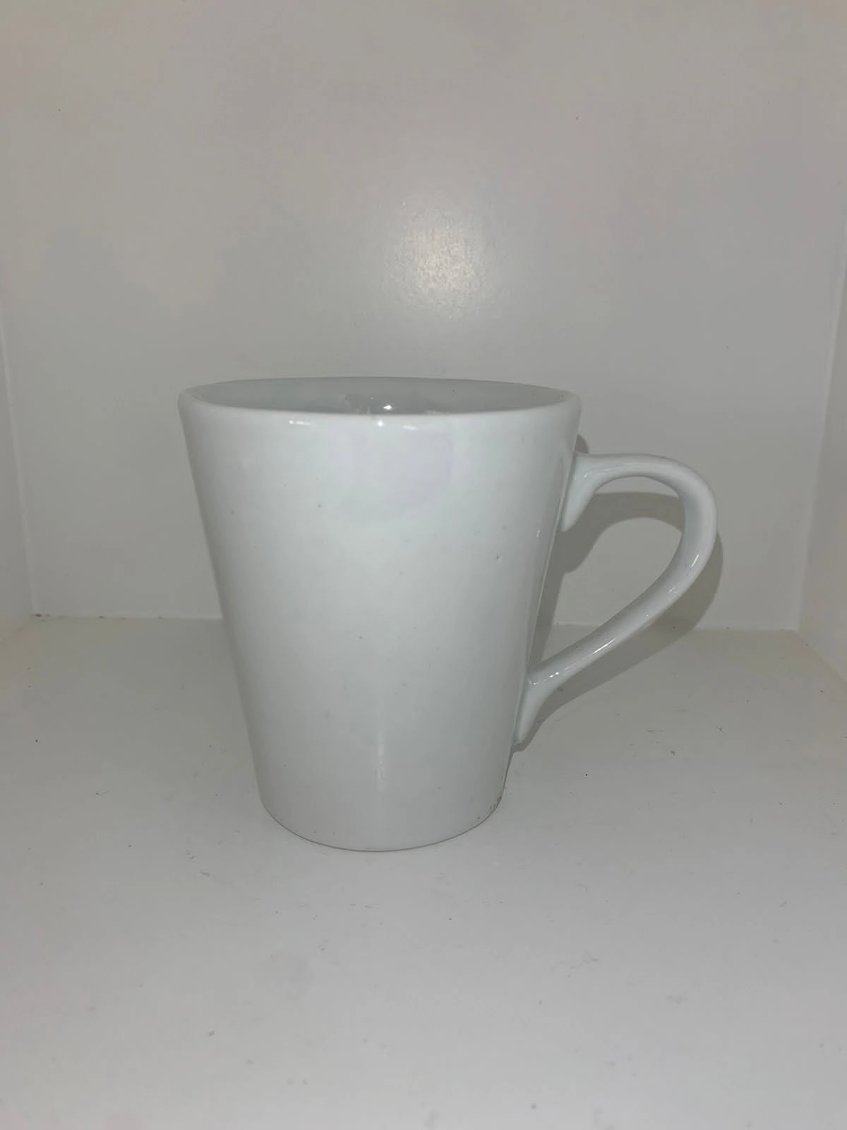 Caneca Porcelana Branca Lisa Tulipa 1002 Noalice