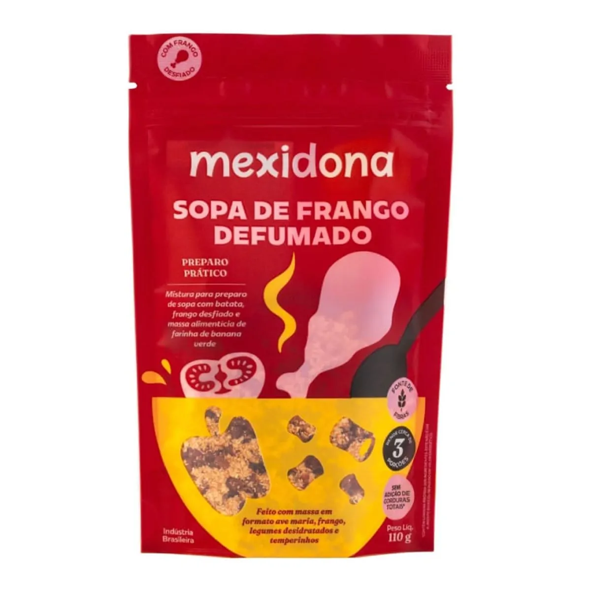 Sopa De Frango Defumadooo Mexidona 110g