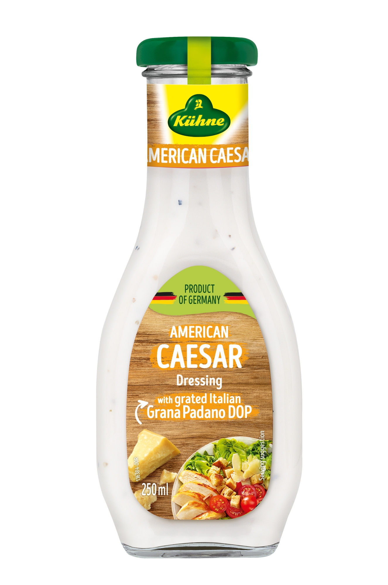 Molho Para Saladas American Caesar Kuhne 250ml