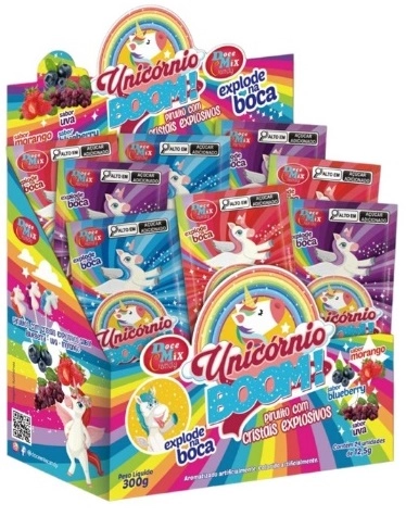 Pirulito Unicornio Boom 12,5g