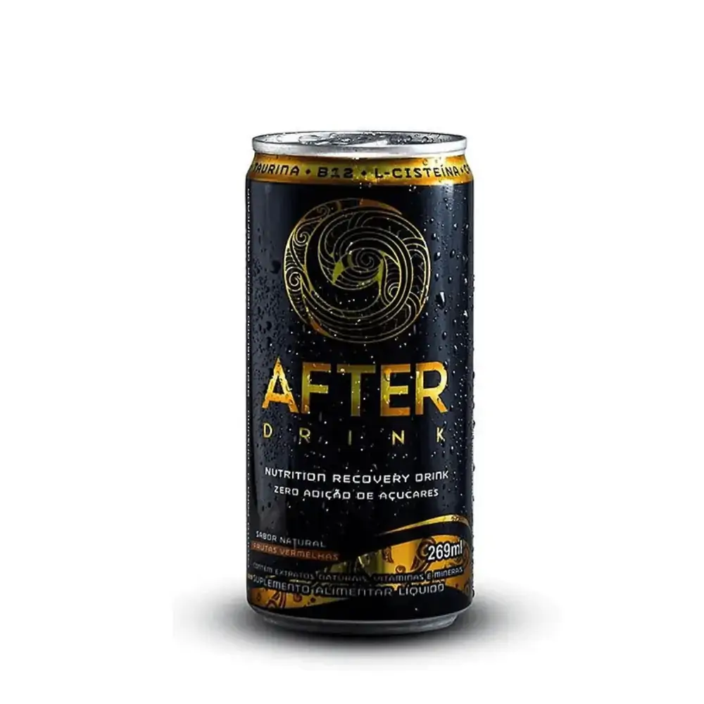 Bebida Gaseificada Sabor Frutas Vermelhas Drink After 269ml