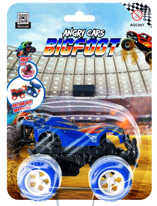 Carrinho Angry Bigfoot Blister Agc007 Diamond