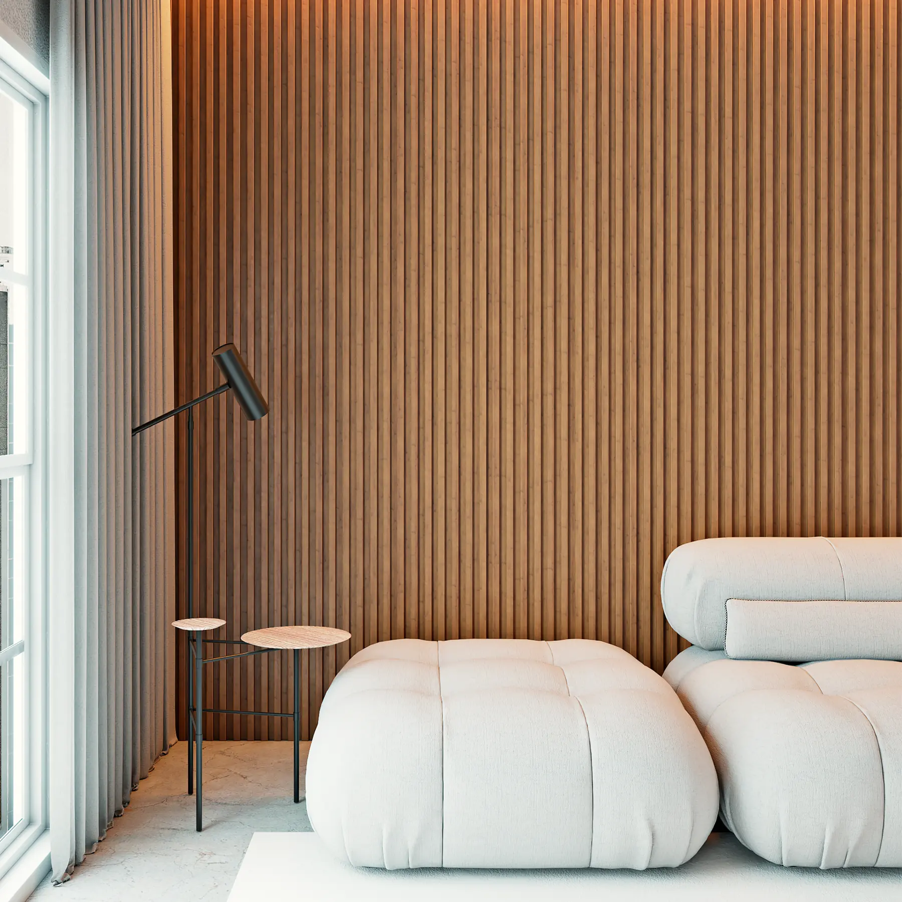 Painel Ripado de PVC 21mm York 20x280cm Slim Macheto