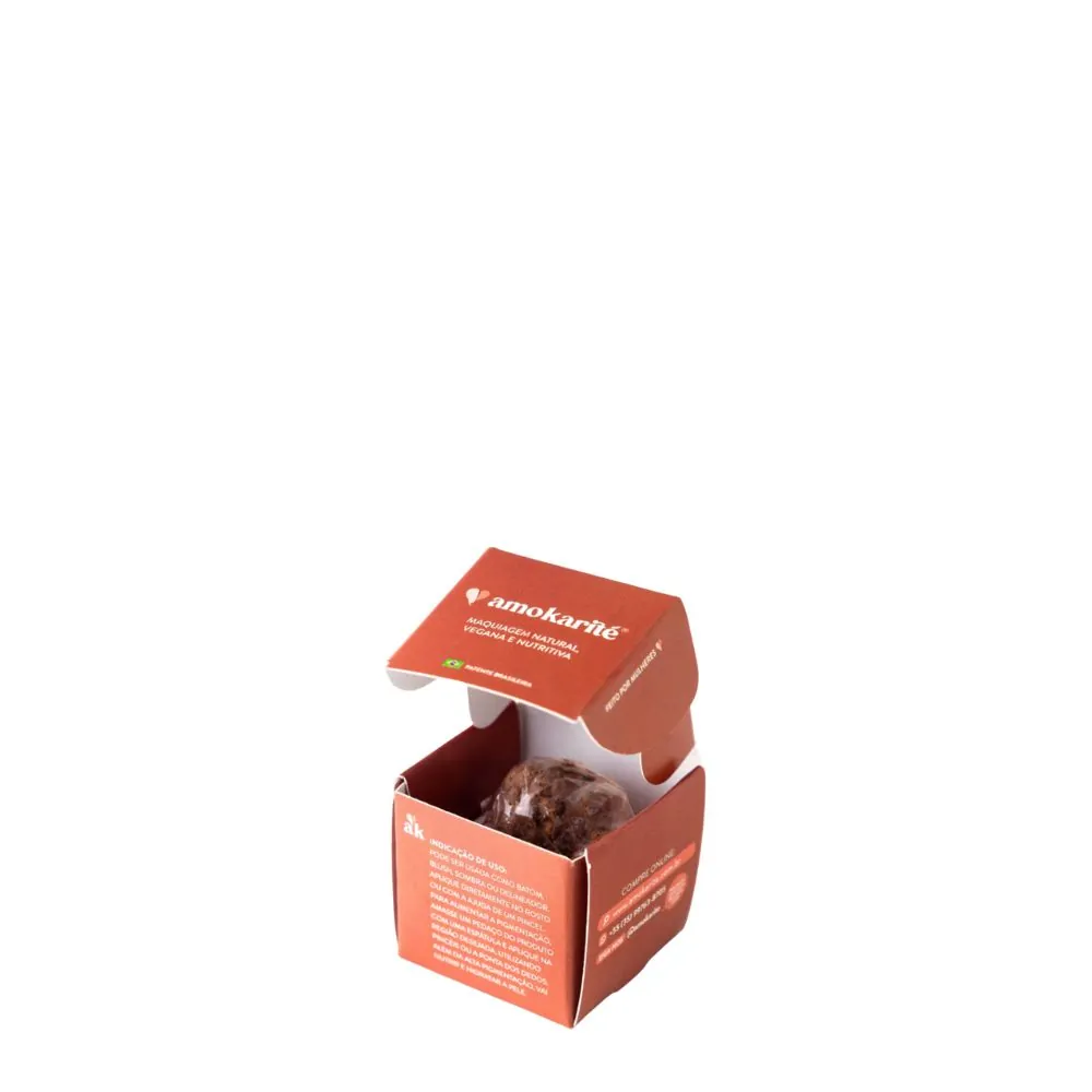 Batom Solido Amokarite Multifuncional 3 Em 1 Pecan 10g